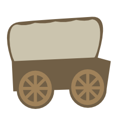 Covered waggon Token
