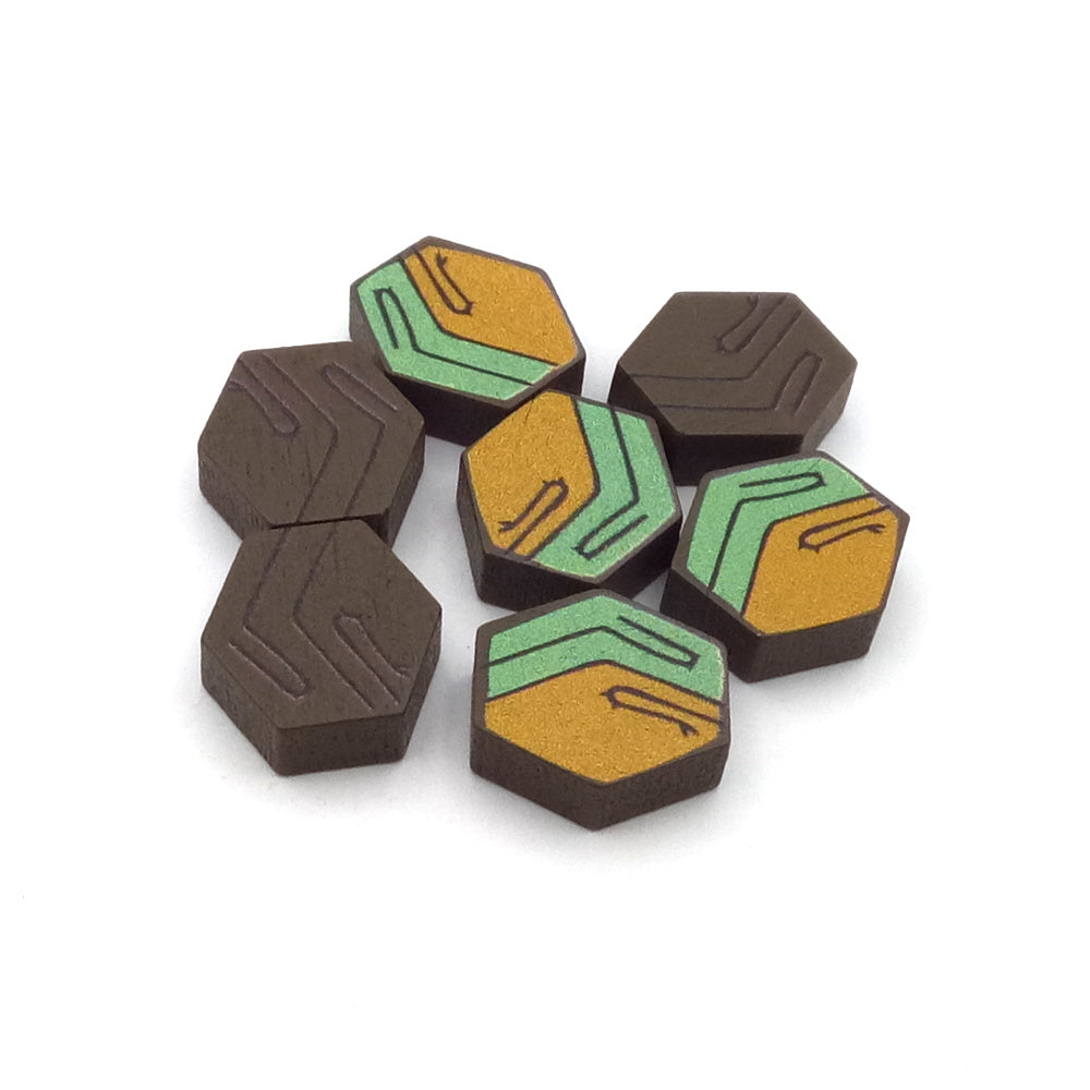 Stoff, Tuch Token - dunkles Tuch