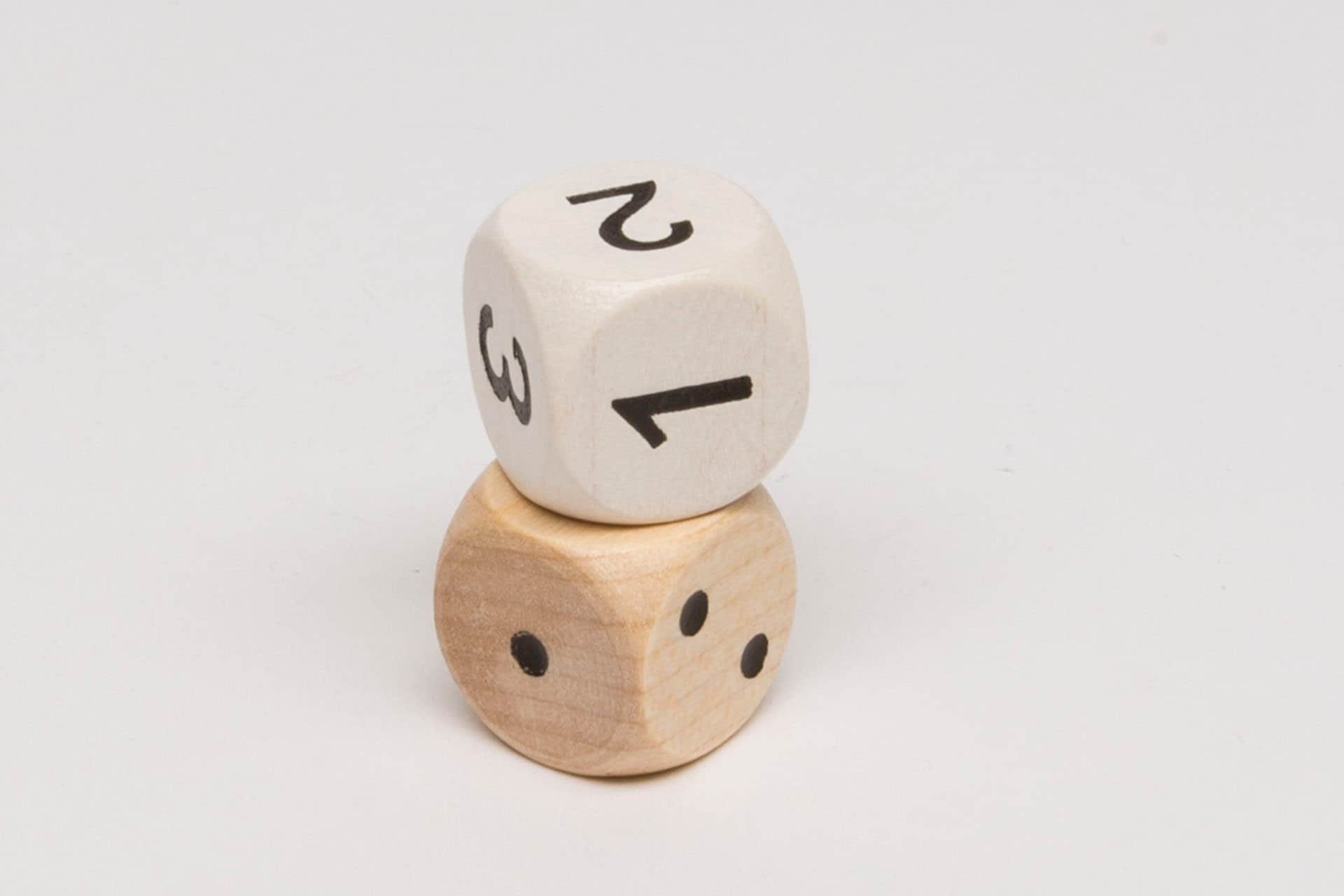 1-2-3 Würfel (ein Würfel)