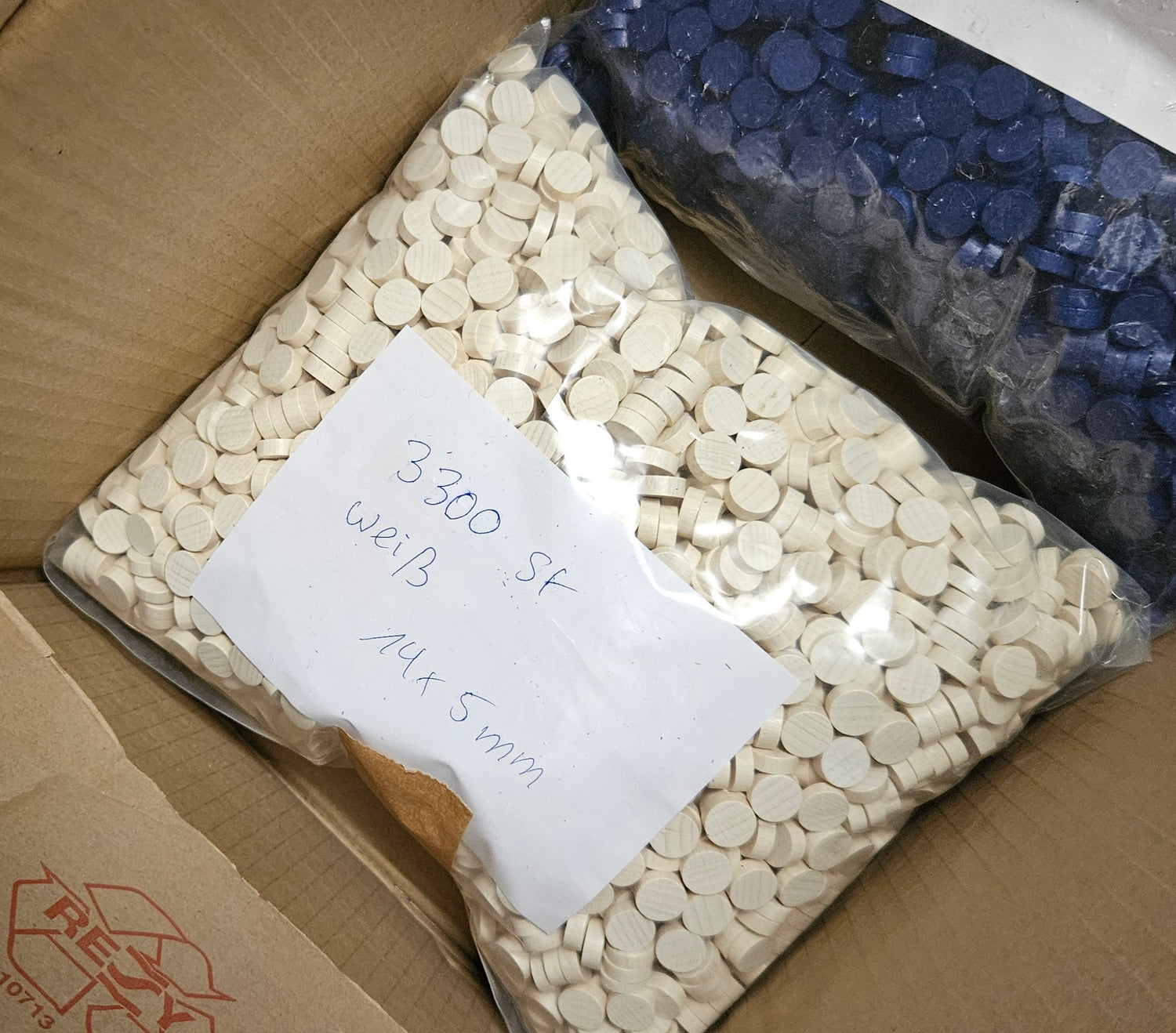 Wooden discs 14x5 mm