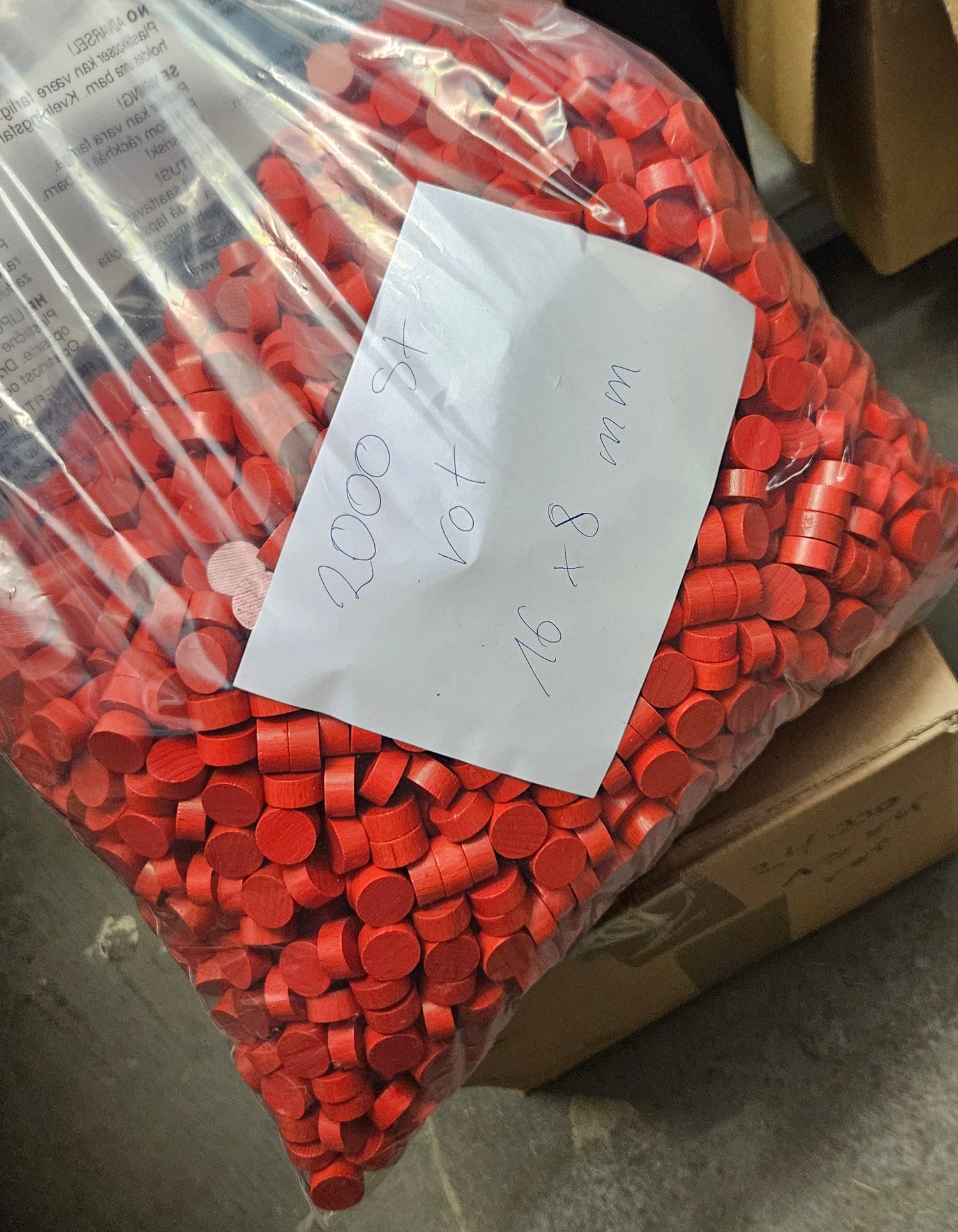 Holzscheiben 16x8 mm