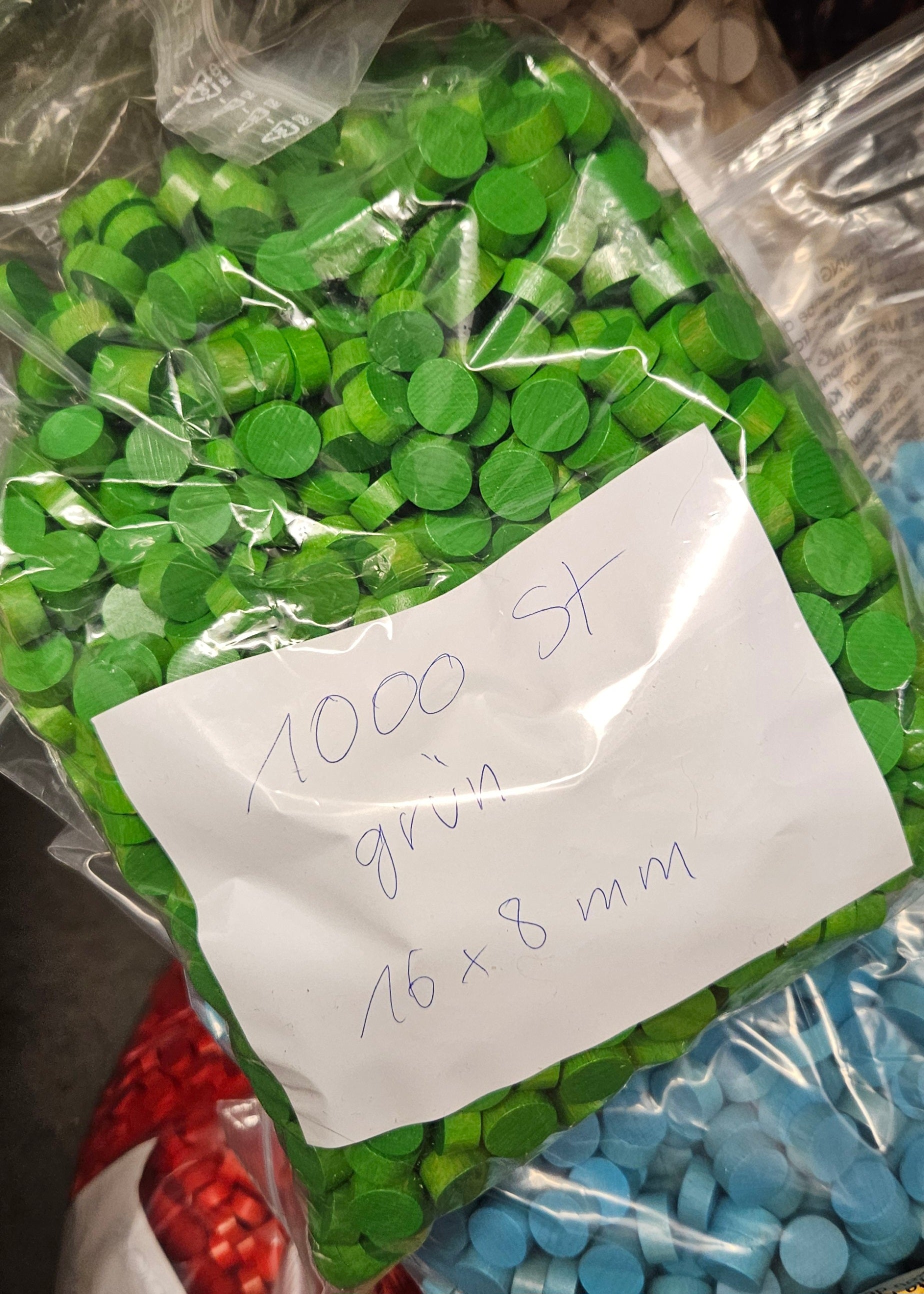 Holzscheiben 16x8 mm