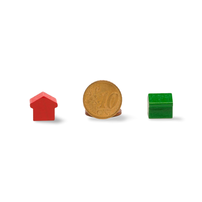 Set game pieces for Monopoly