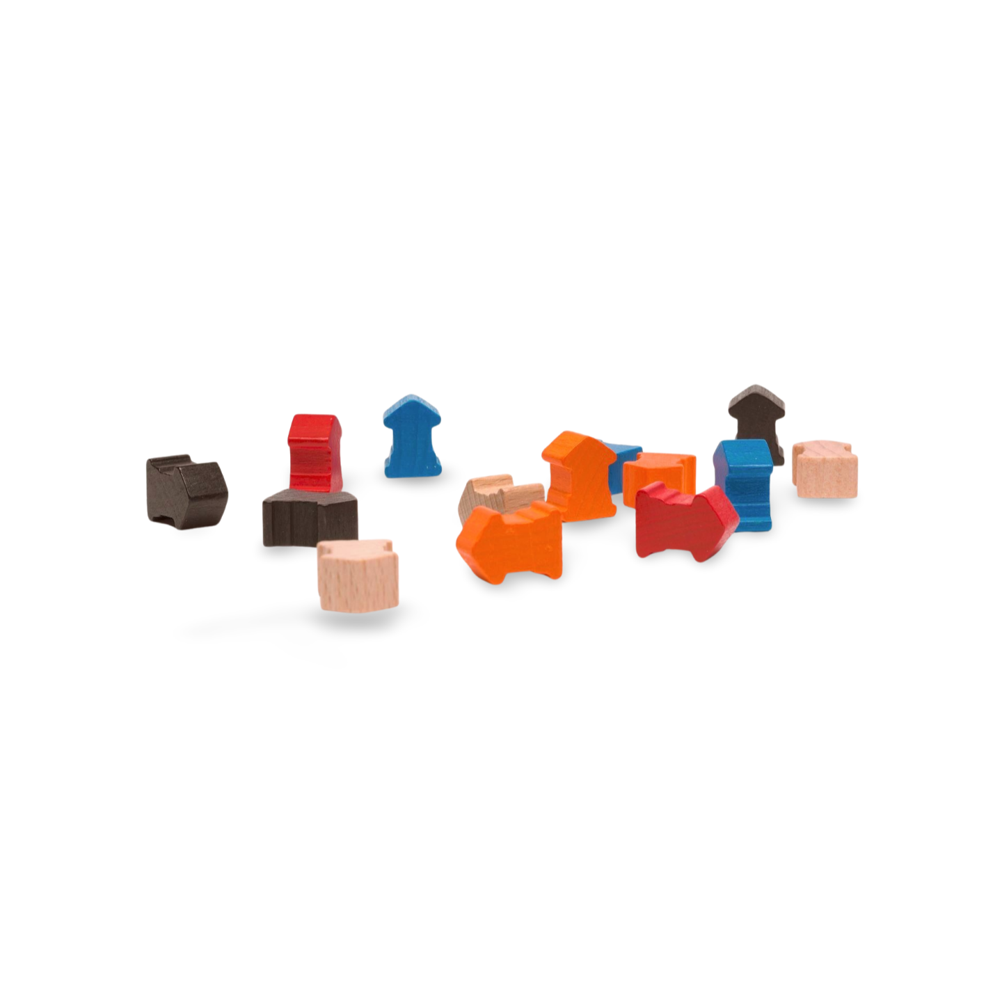 Set game pieces for Ticket to Ride Europe