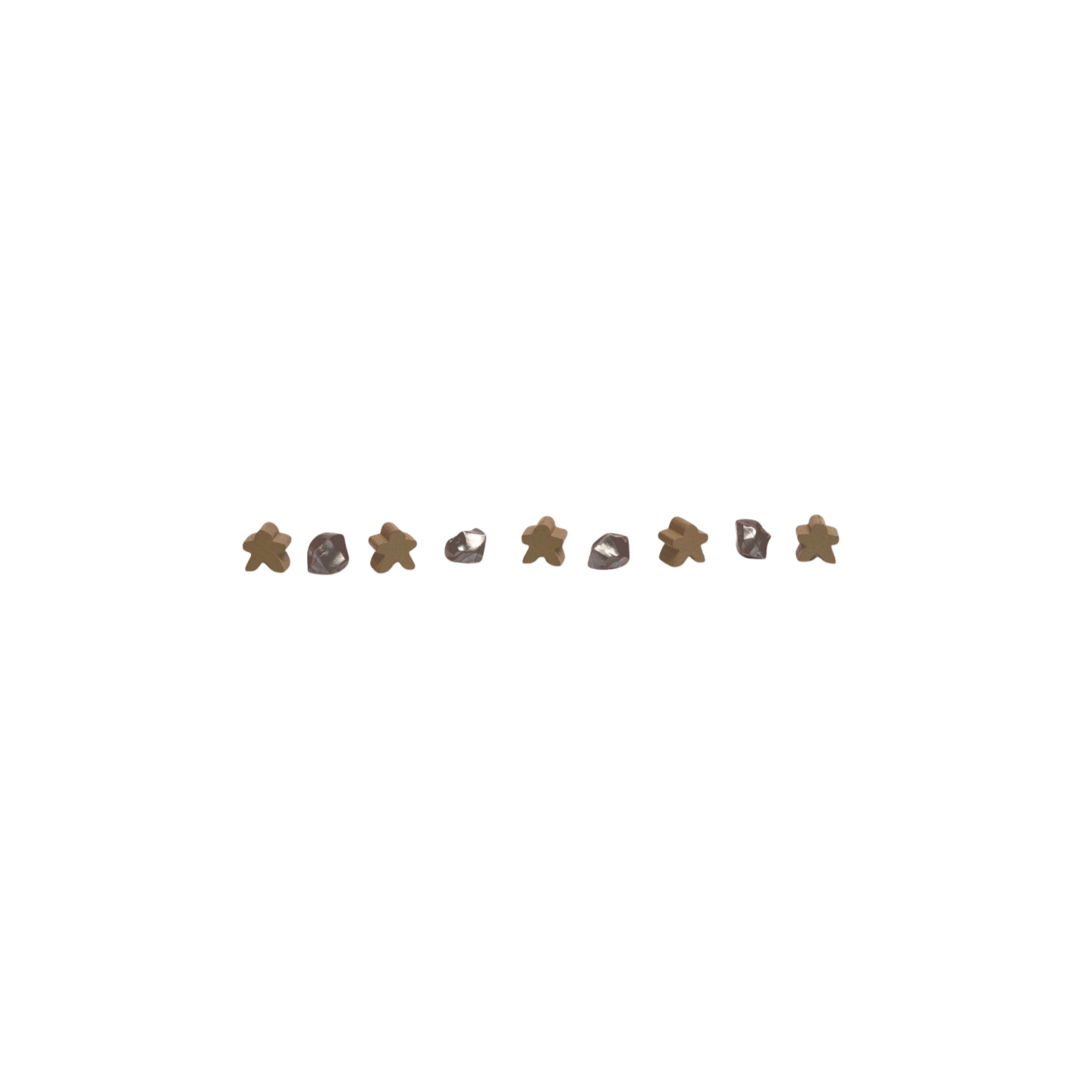 Set game pieces for Castles of Burgundy