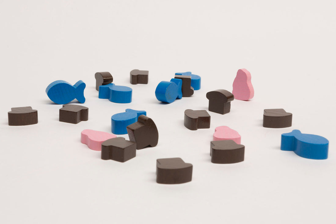 Set game pieces for Near and Far