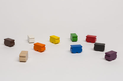 Wooden pieces for Metro