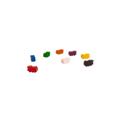 Wooden pieces for Age of Steam