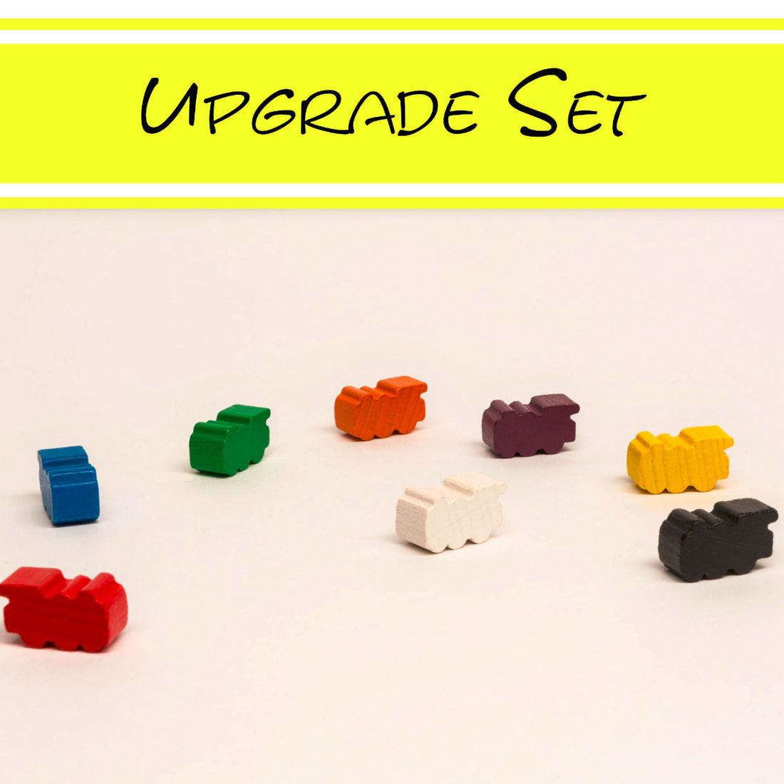 Wooden pieces for Age of Steam