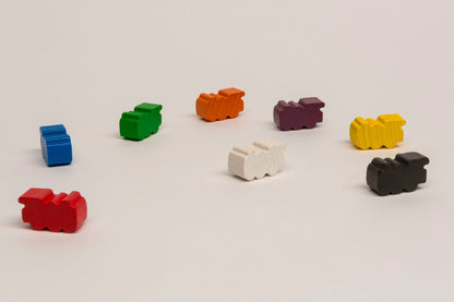 Holzspielteile für Age of Steam