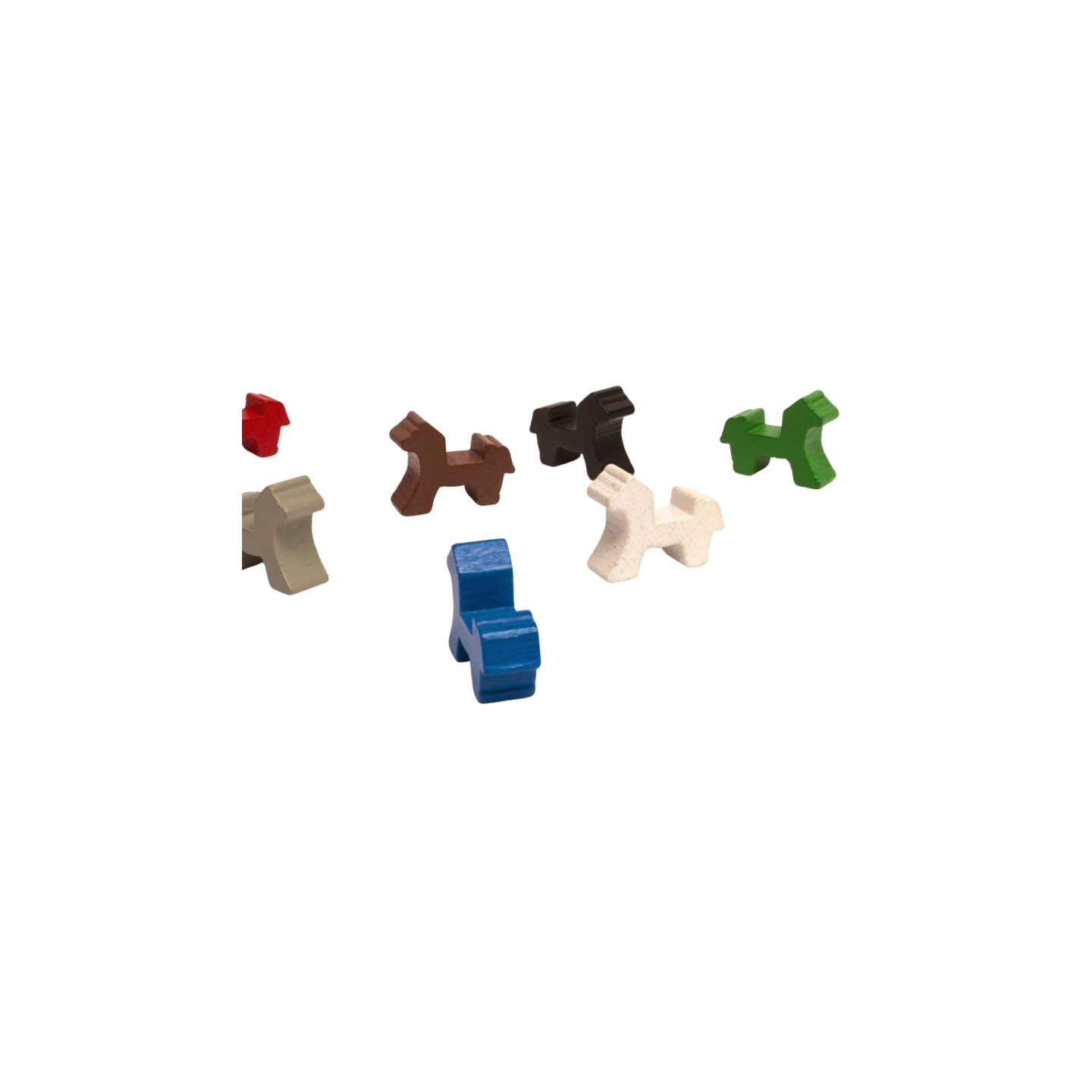 Set game pieces for Great Western Trail