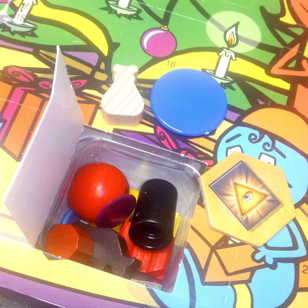 Adventskalender mit Spielmaterial