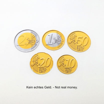 130 Sets Euromünzen aus Pappe - Startpreis 260 EUR