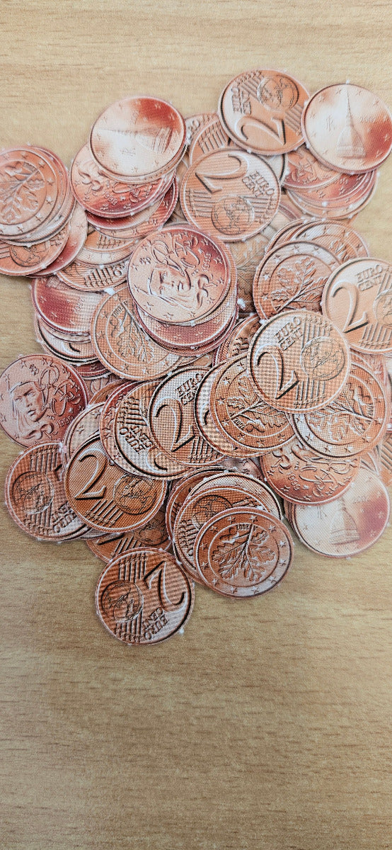 110 sets with approx. 120 coins play money - starting price 98 EUR