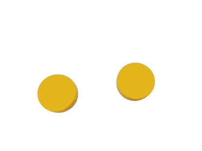 35.000 Wooden discs yellow 13x4 mm