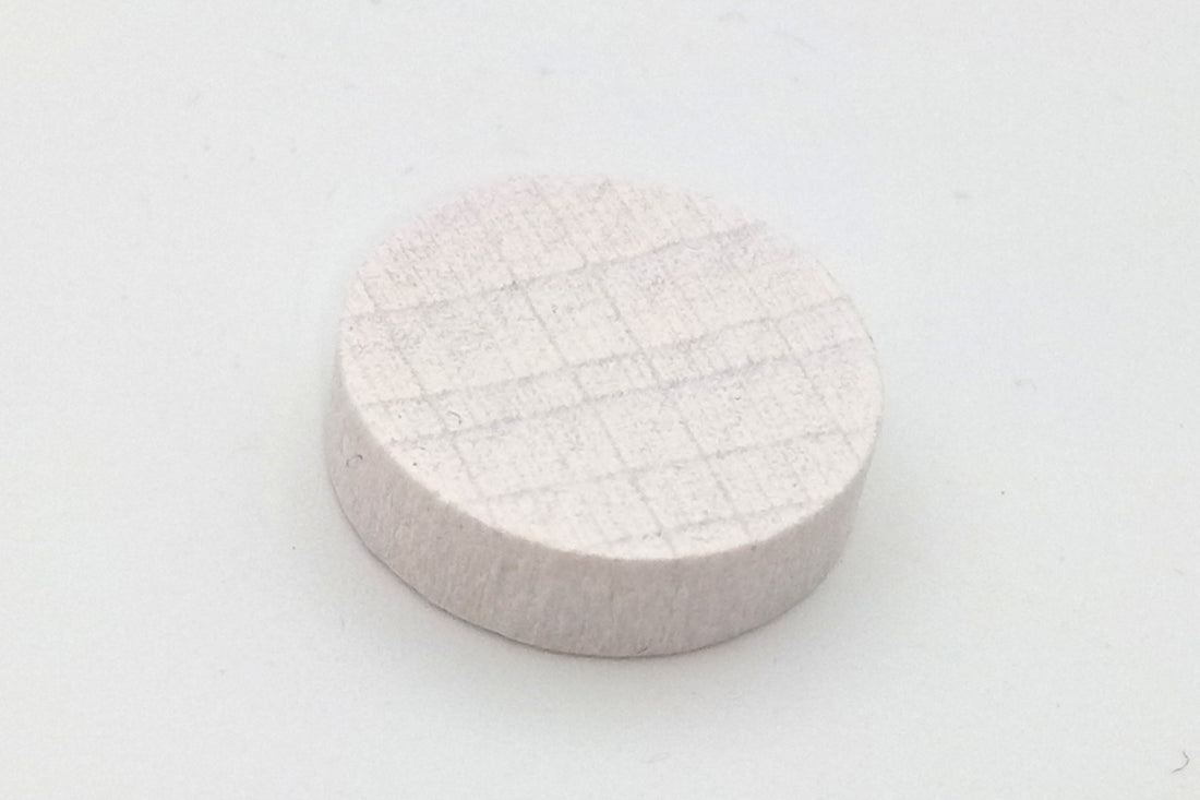 Discs white 25x6 mm approx. 200 pieces - Auction, starting price 40 EUR