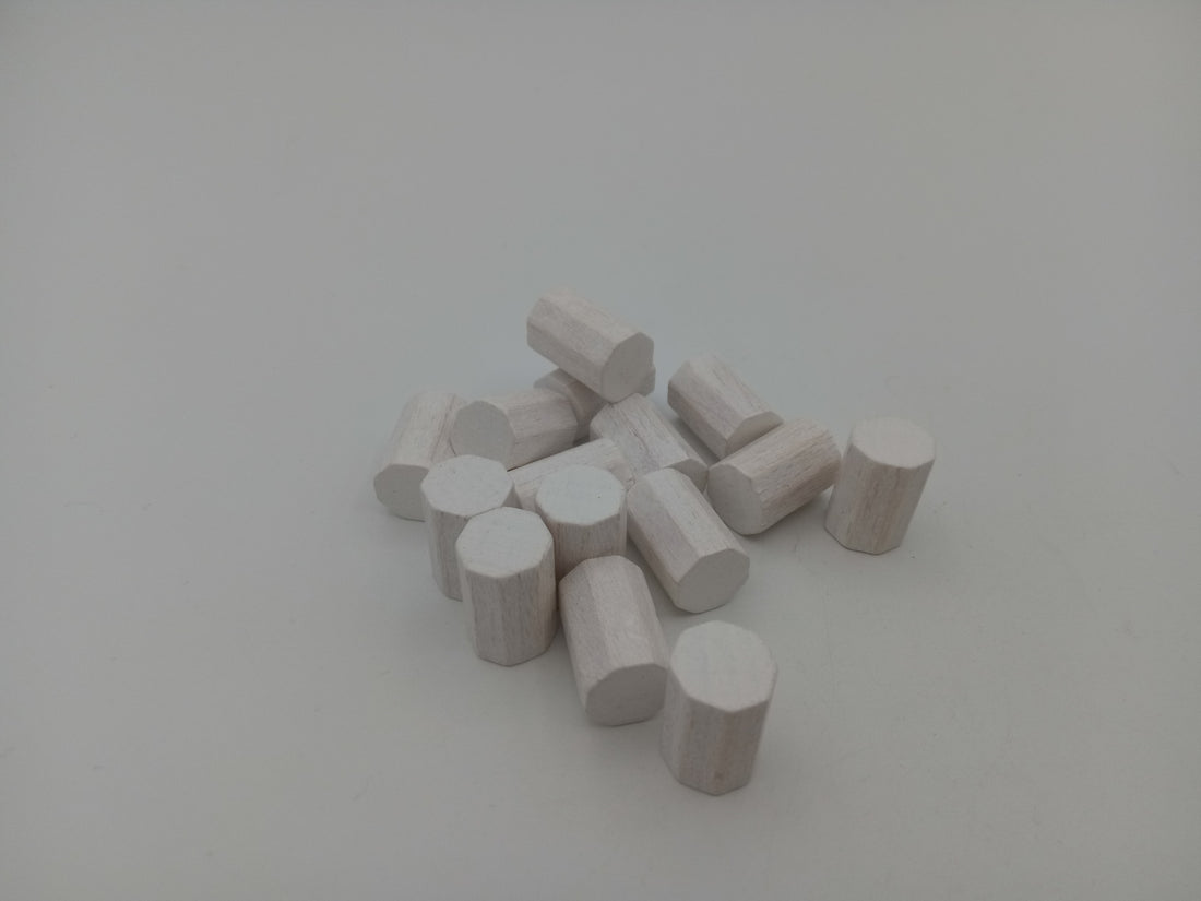 Octagon white 15x10mm approx. 1400 pieces- Auction, starting price 140 EUR
