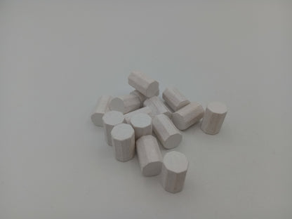 Oktogon weiss 15x10mm ca. 1400 Stück- Auktion, Startpreis 140 EUR