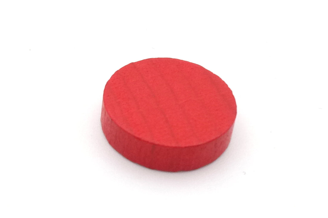 Discs red 25x6 mm approx. 600 pieces - Auction, starting price 120 EUR