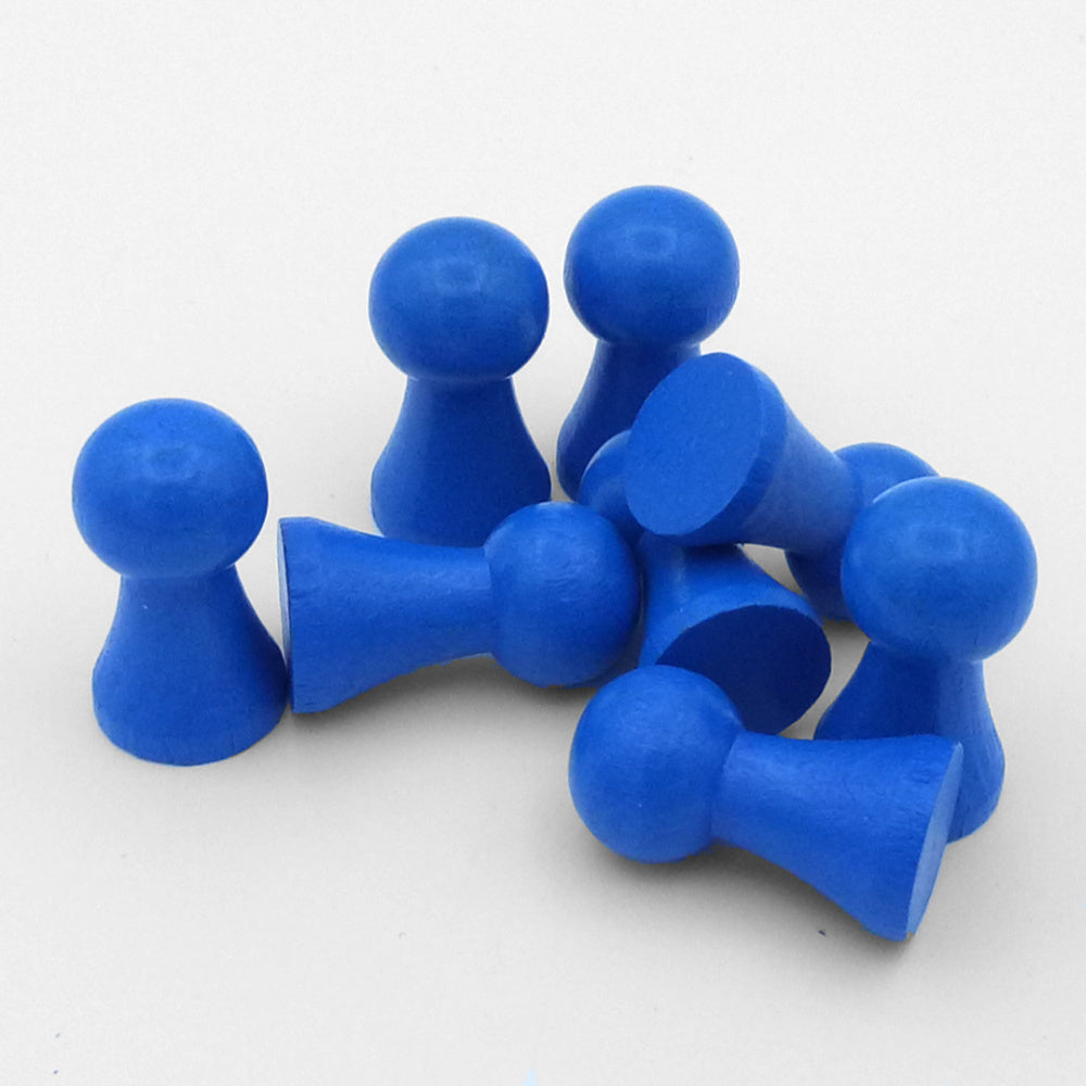 50 big pawns - blue, special color - auction, start price 5 EUR