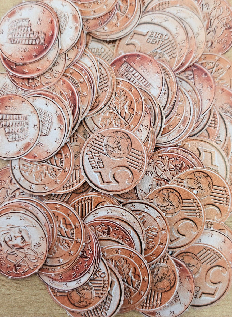 103 sets with approx. 120 coins play money - starting price EUR 98
