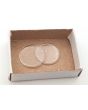 Set ca. 1,000 plastic chips 20mm transparent