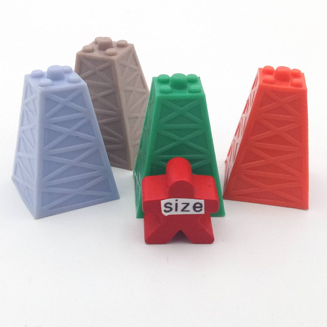Set approx. 1,00 oil rigs in 4 colors - starting price 60 EUR