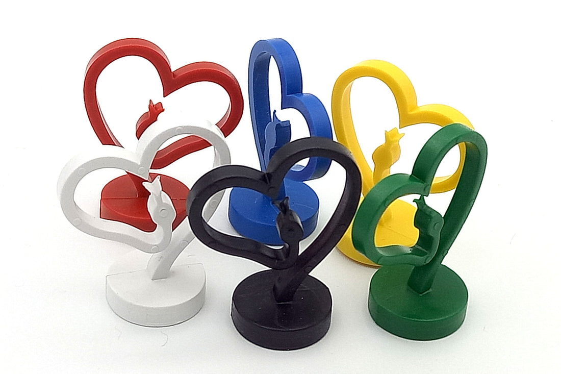 Set approx. 1,300 hearts - starting price 50 EUR