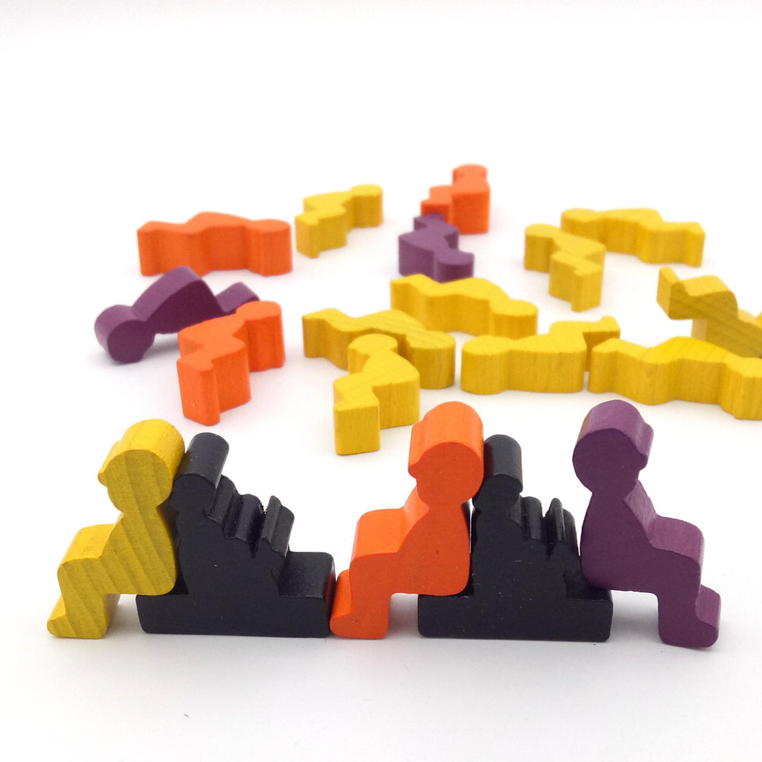 Set of meeples approx. 500 pieces - Auction, starting price 80 EUR