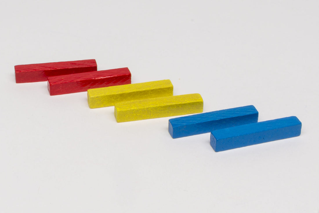 1.000 Legestäbchen 5x5x30 in gelb oder grün - Auktion