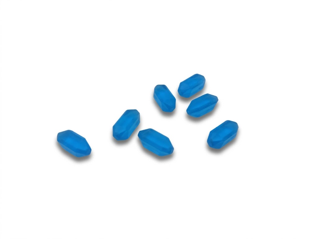 Set Edelsteine in blau