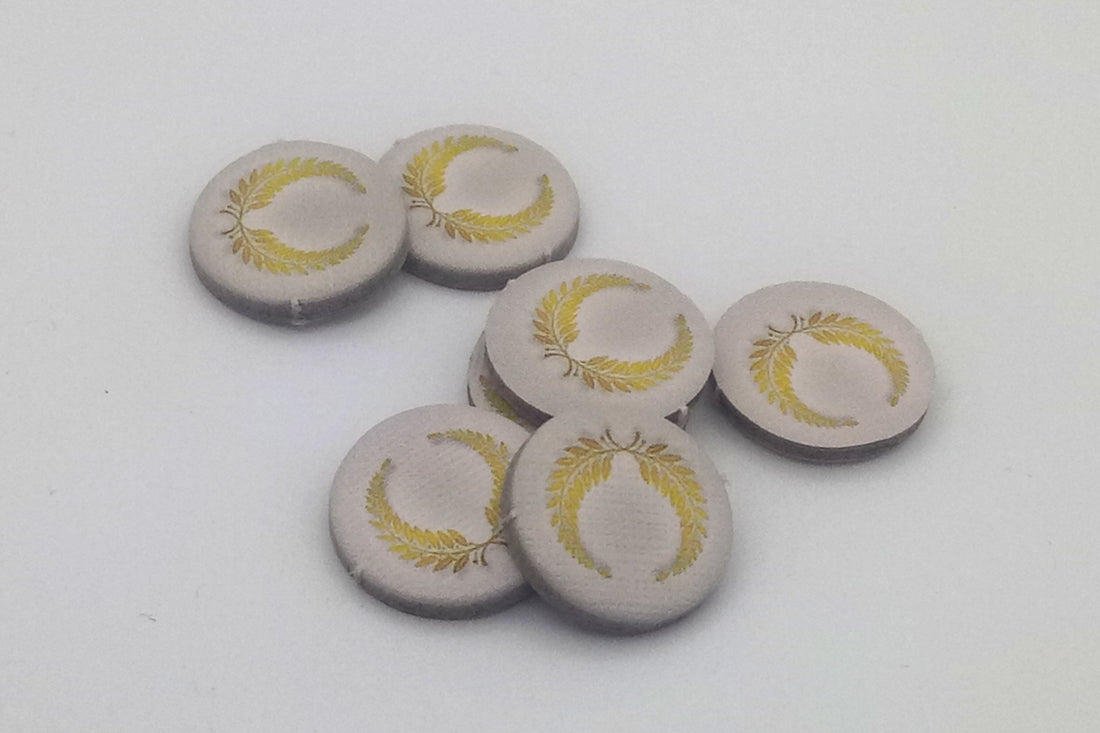 Siegpunkt goldener Lorbeer 15mm