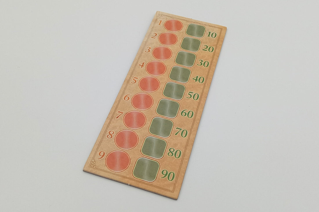 Spielertableau 1 - Muster
