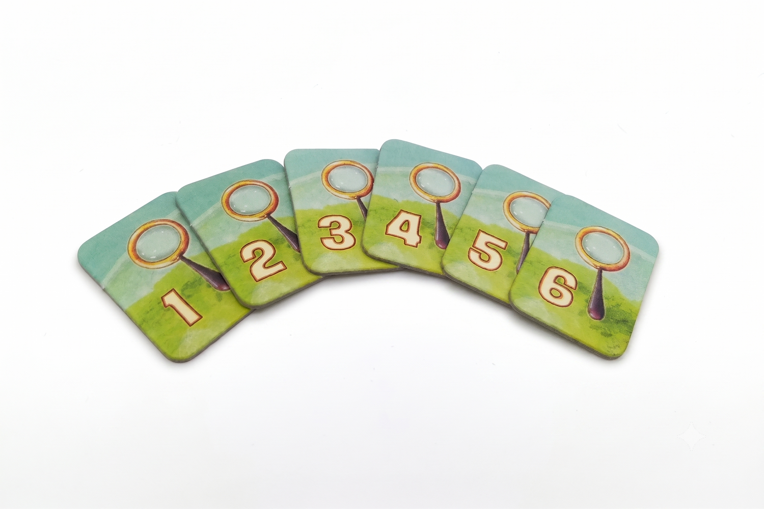 Set magnifying glasses