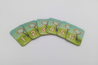 Set magnifying glasses