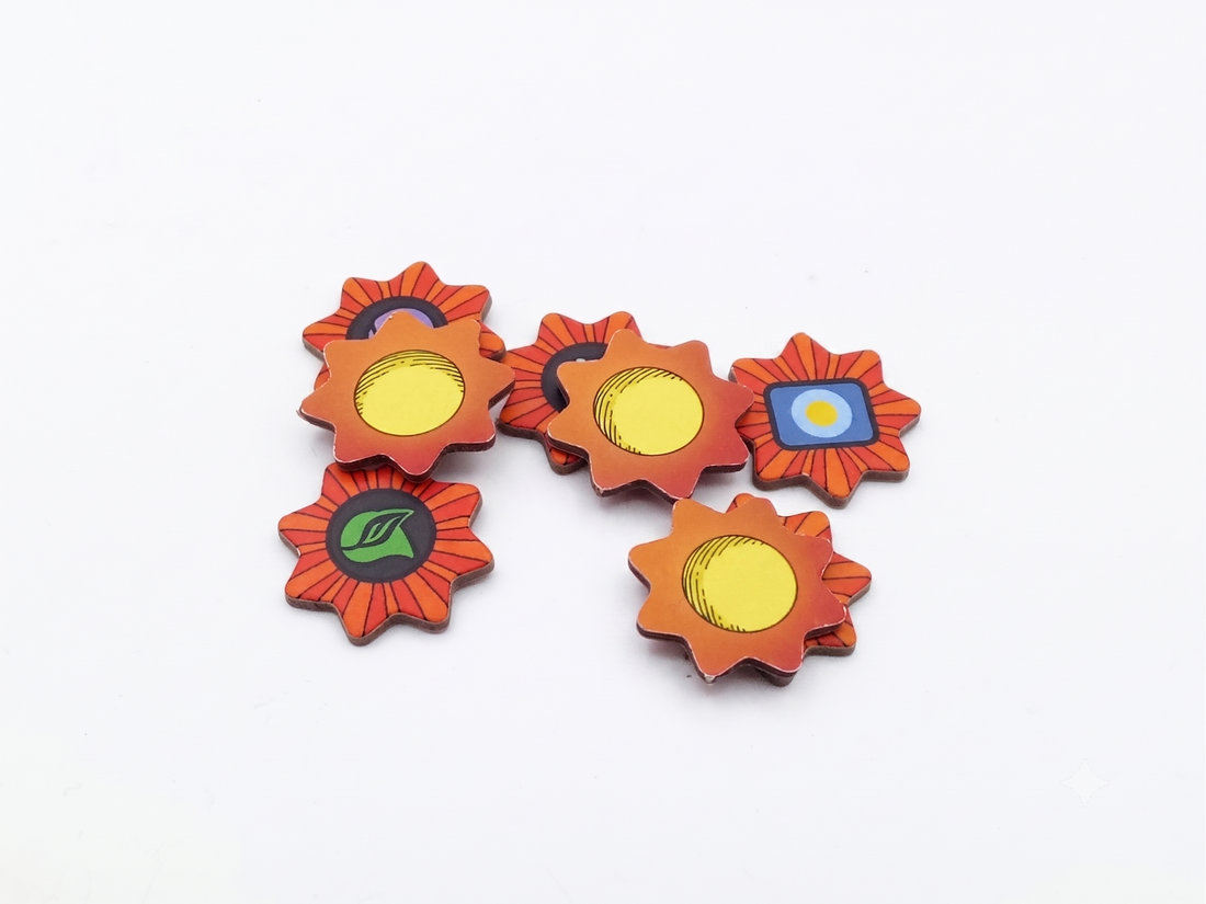 Set 300 Counter/Marker Sterne aus Cryo