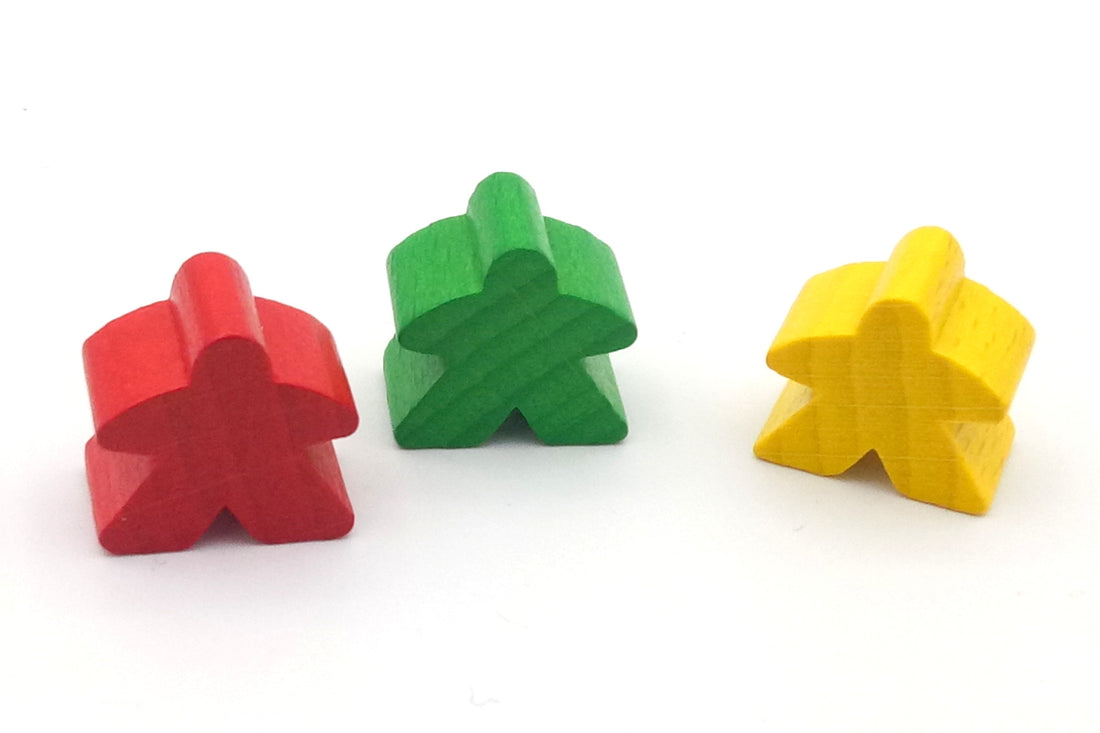 Carcassonne Meeples-Black