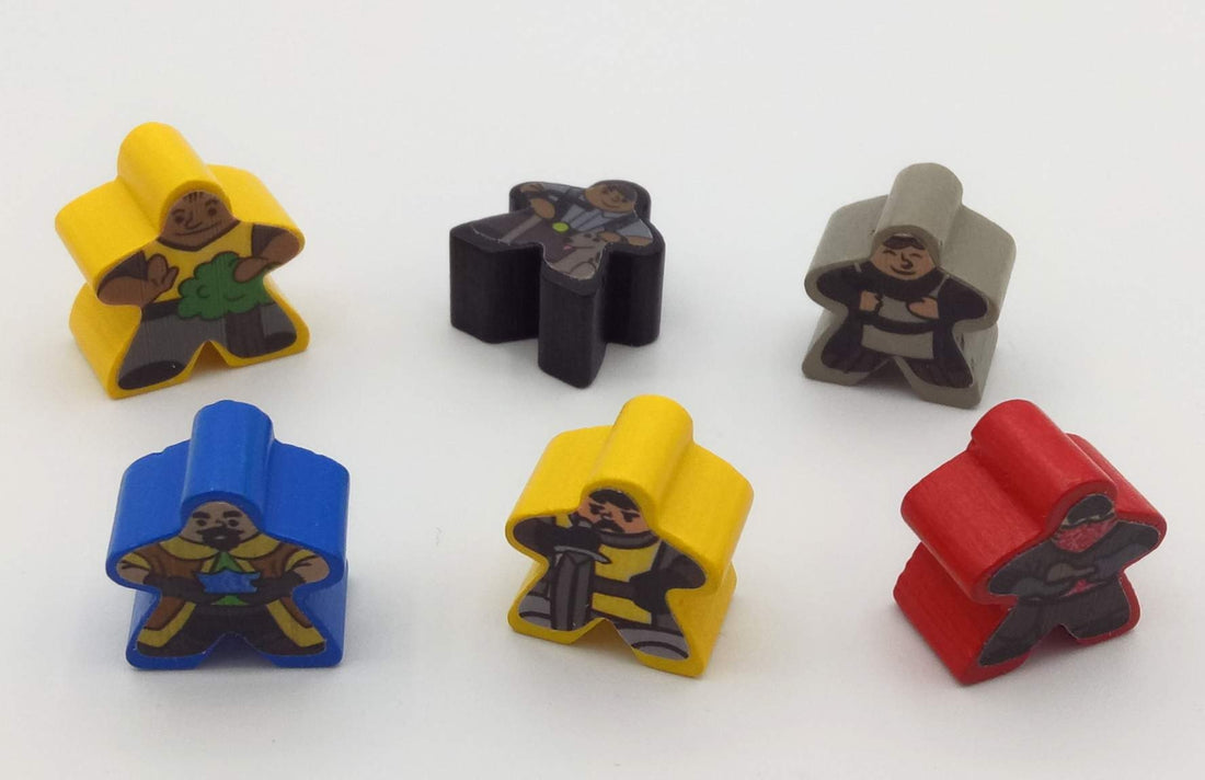 Labels for Carcassonne meeples
