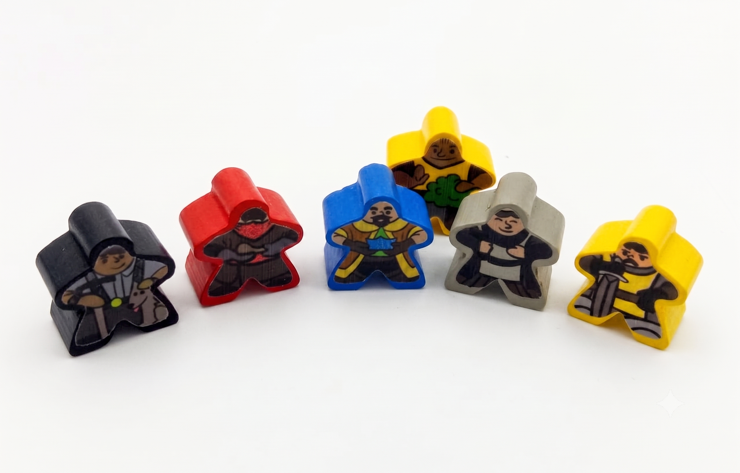 Labels for Carcassonne meeples