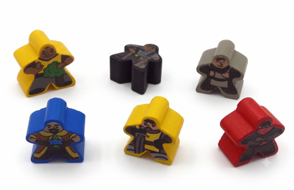 Labels for Carcassonne meeples