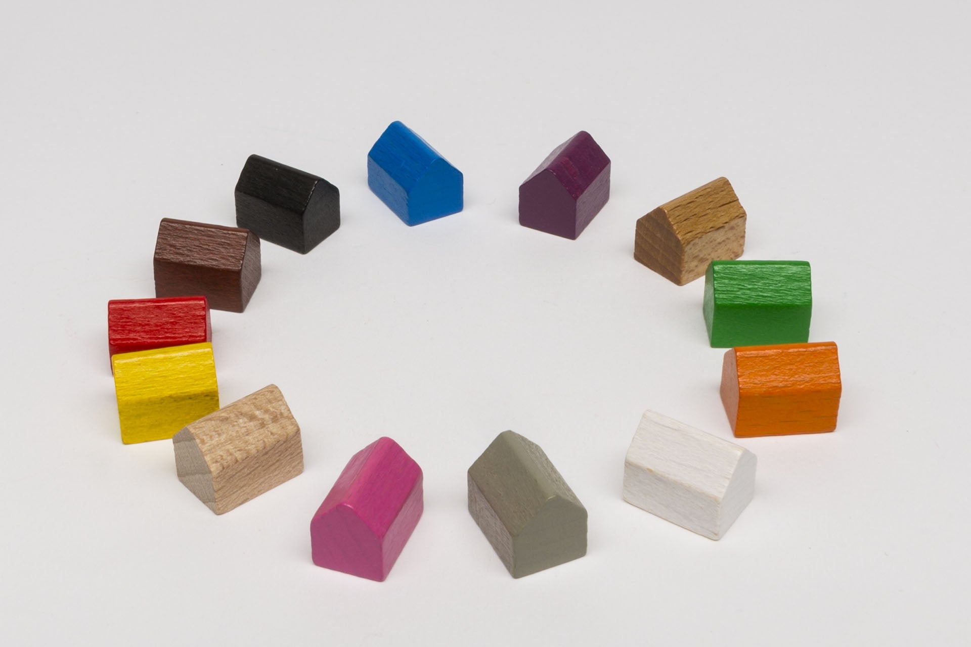 Wooden parts for Settlers base game 3-4 Players