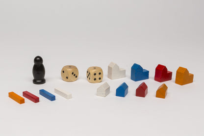 Wooden parts for Settlers base game 3-4 Players