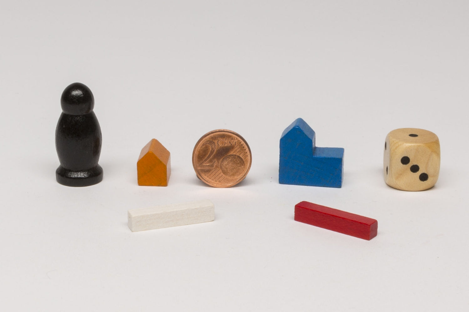 Wooden parts for Settlers base game 3-4 Players