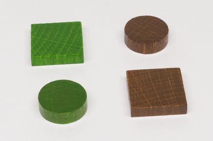 Wooden parts for Settlers expansion &quot;cities and knights&quot; 5-6 players