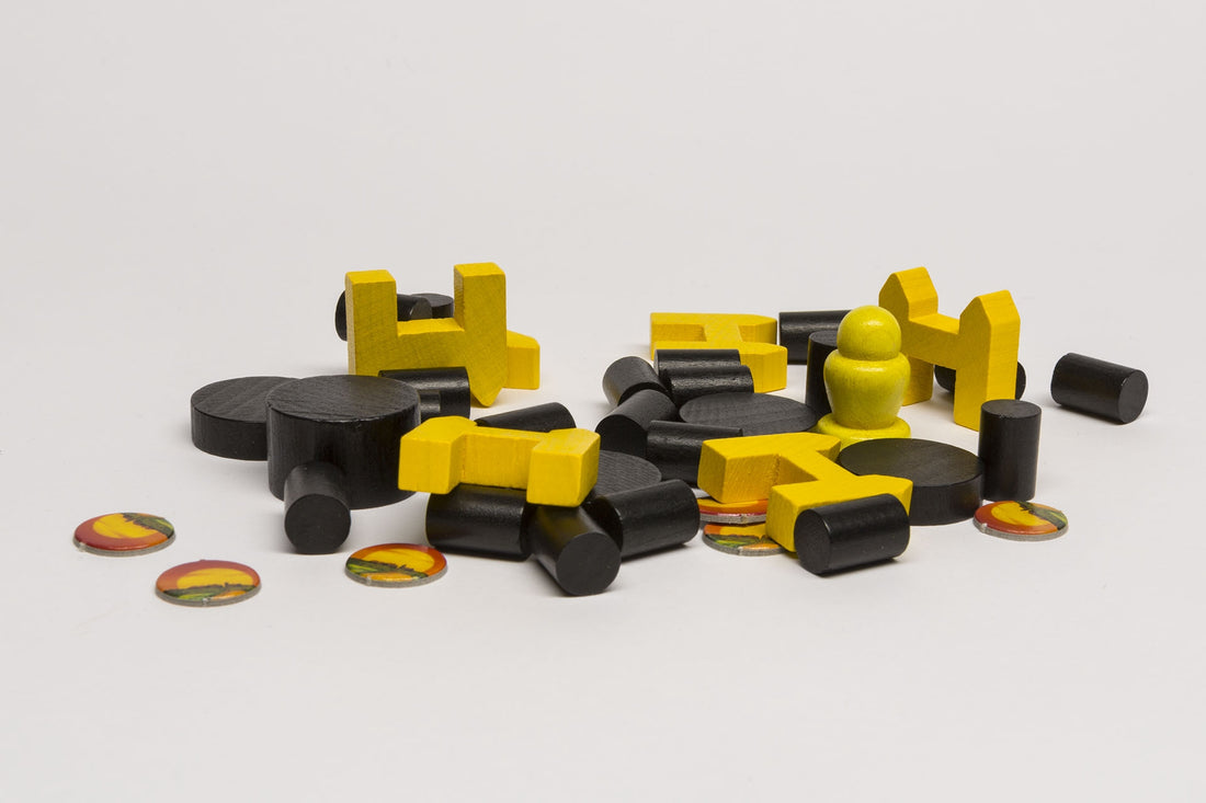 Settlers - Wooden parts for Settlers scenario &quot;oil springs&quot;