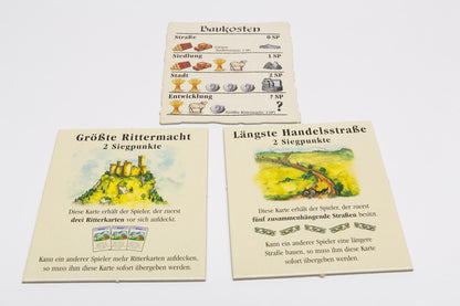 3 Pappteile (Basisspiel, 3-4 Spieler, 2. Edition EK)