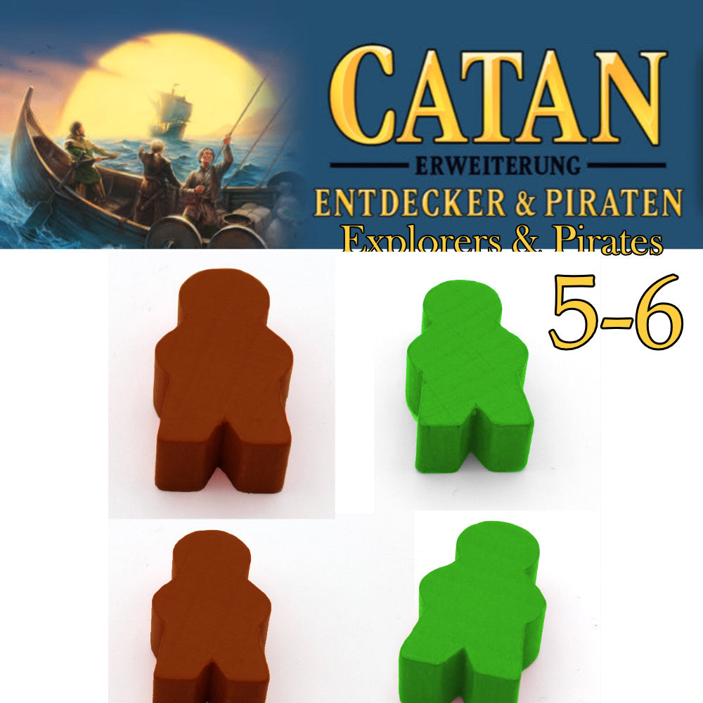 Settler Game Set - Explorers &amp; Pirates - 5-6 players