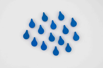 Tropfen Wasser Öl Erdöl dick