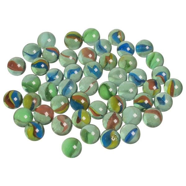 Glass marbles 60 pieces
