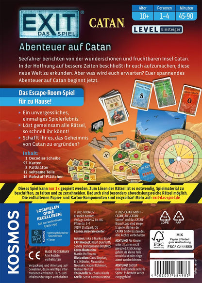 EXIT - Abenteuer auf Catan (DEU)